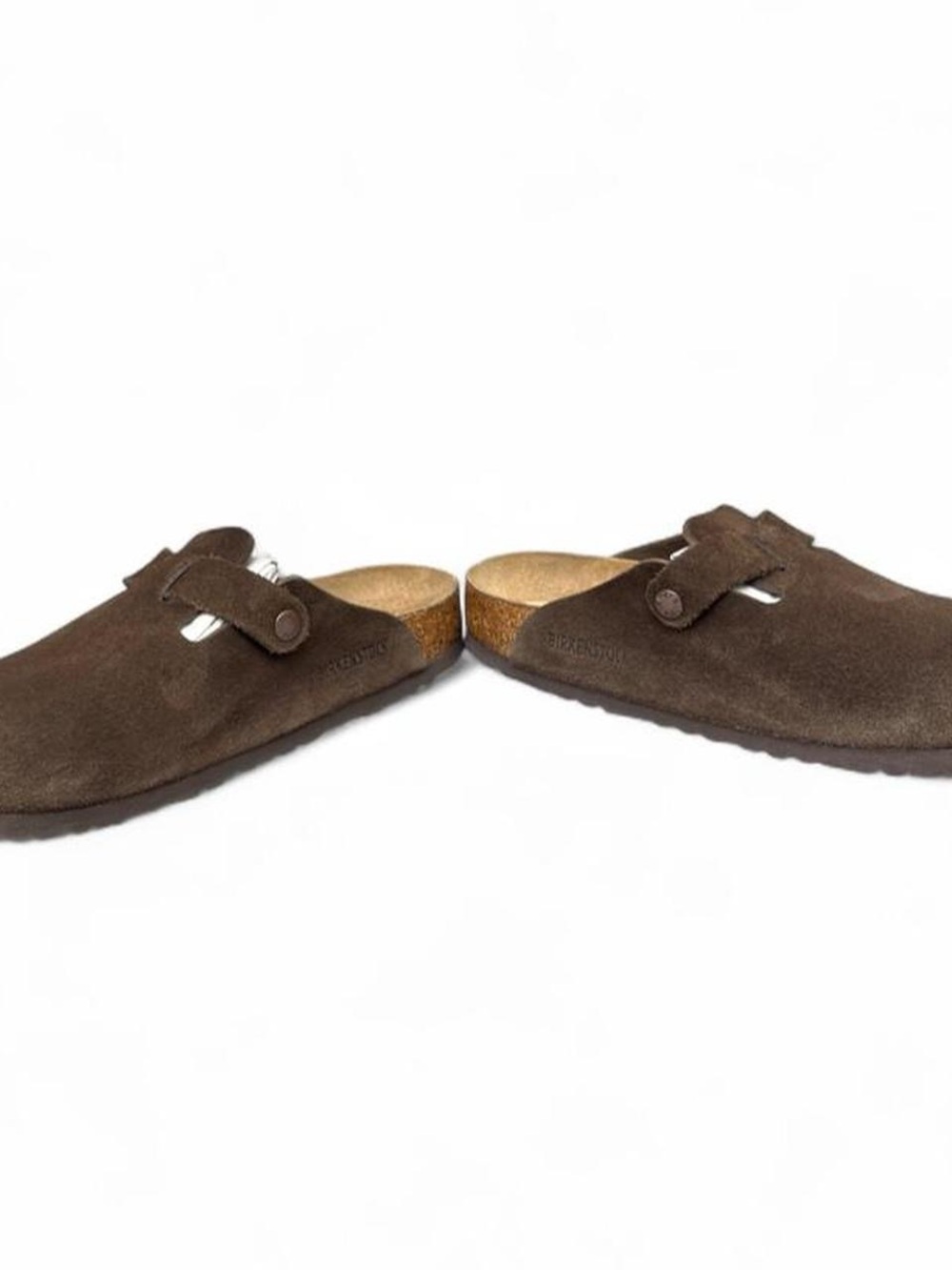 Birkenstock Boston Soft Footbed Mocha Brown Suede Clogs EU 40 Womens  9 Mens 7 R - Picture 7 of 8